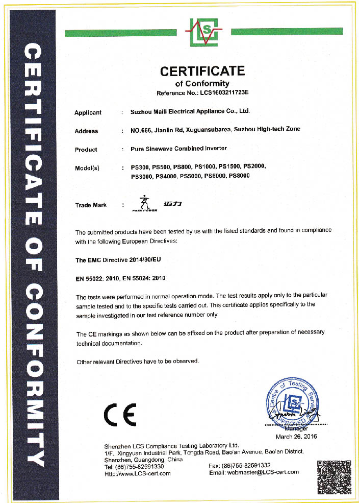 Certificat CE